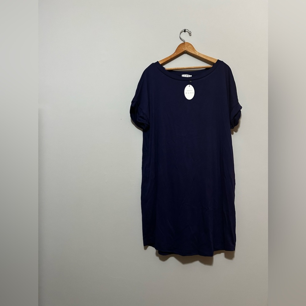 Navy T shirt dress